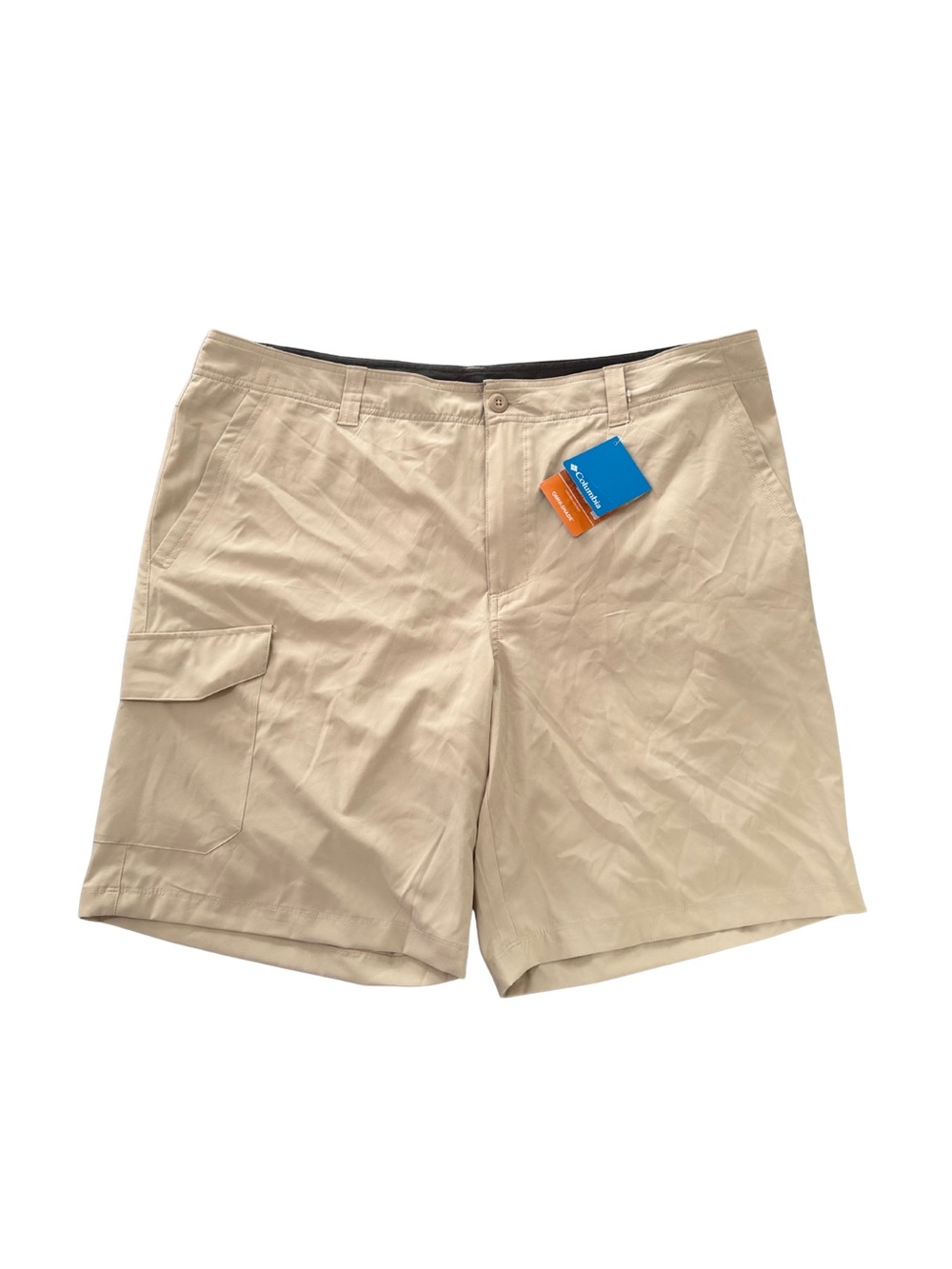 NEW Tan Men’s Columbia Omni Shade Moisture Wicking Cargo Shorts